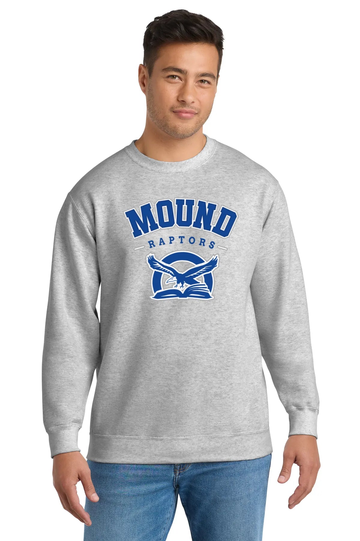 Adult Port & Co® Essential Fleece Crewneck Sweatshirt.  PC90