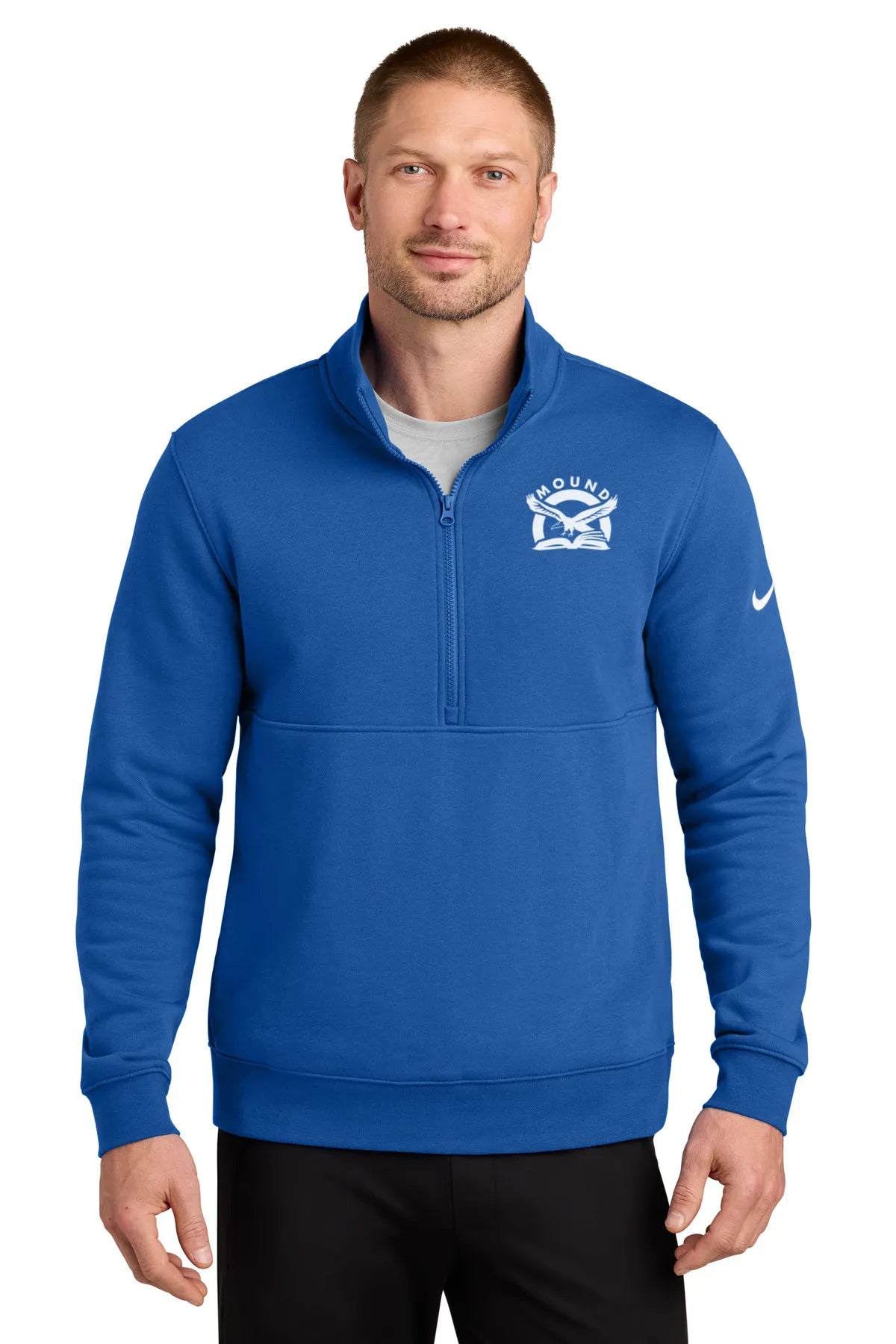 Nike Club Fleece Sleeve Swoosh 1/2-Zip NKDX6718