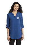 Port Authority® Women's 3/4-Sleeve Tunic Blouse. LW701